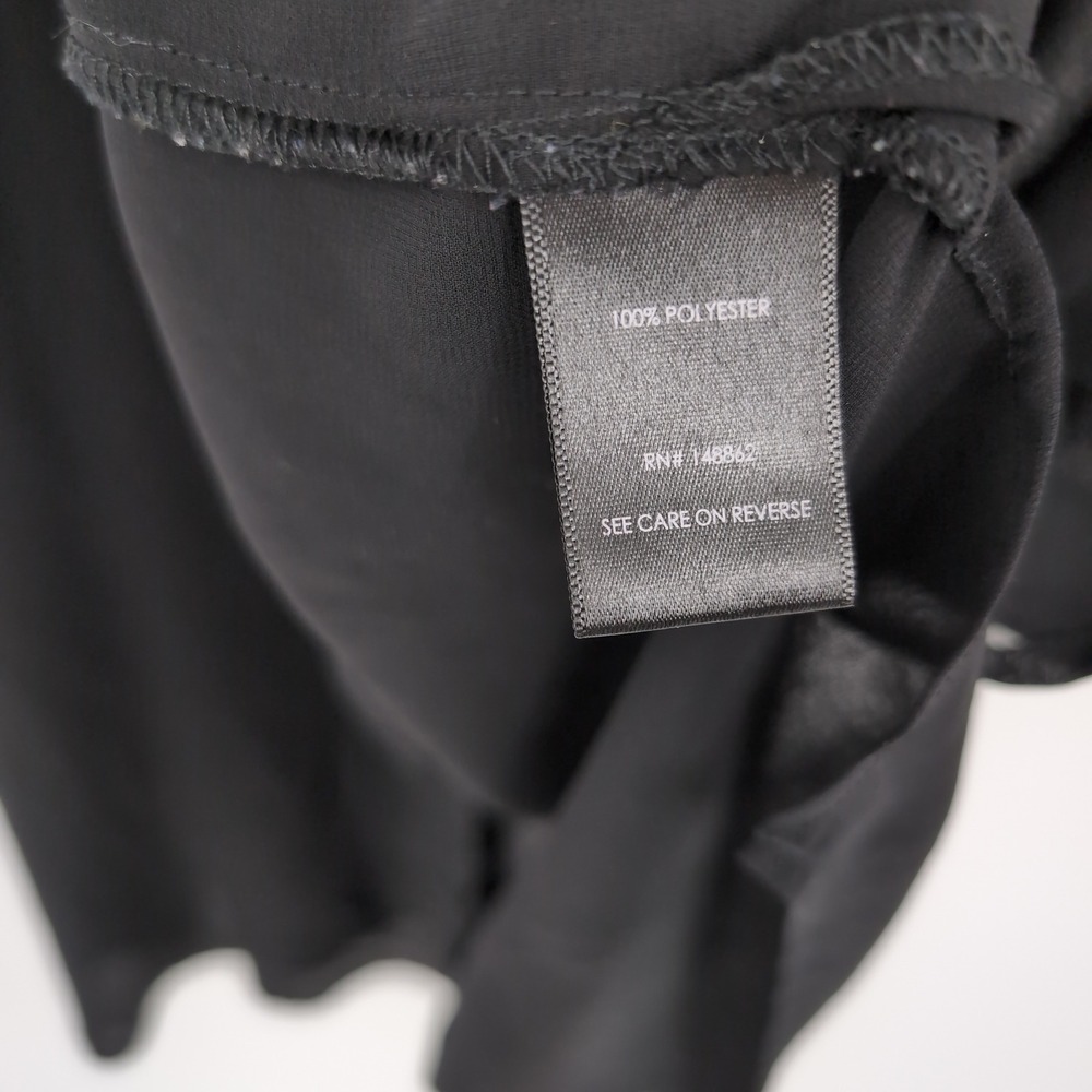 Torrid Kimono Cardigan Black Sheer Button Up Women's Size 0 - Picture 3 of 5